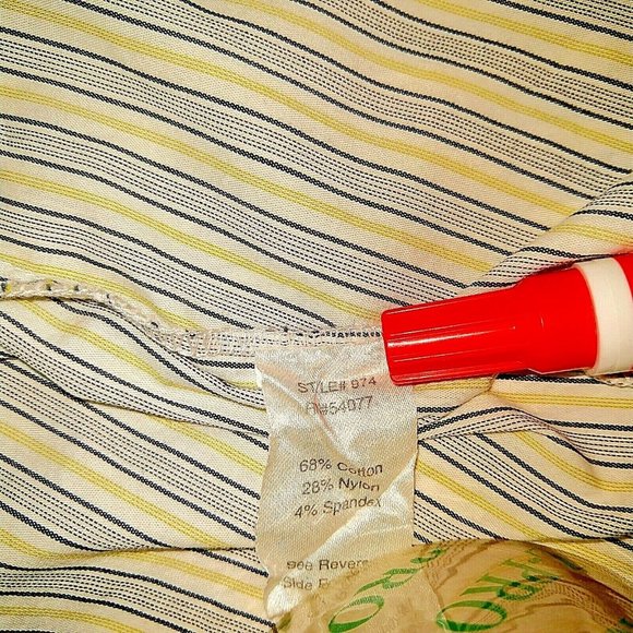 CAbi Womens Shirt Button Up Size Medium Multicolor Striped Long Sleeve - Picture 6 of 8